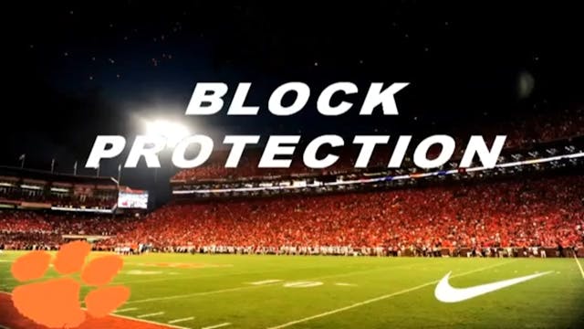 Clemson Linebacker - Block Protection