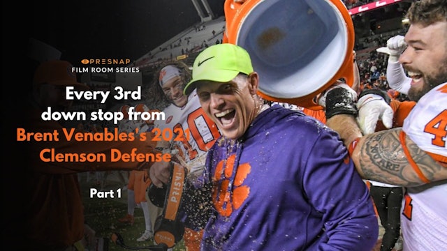 Every 3rd Down Stop from Brent Venables 2021 Clemson Defense (Part 1)