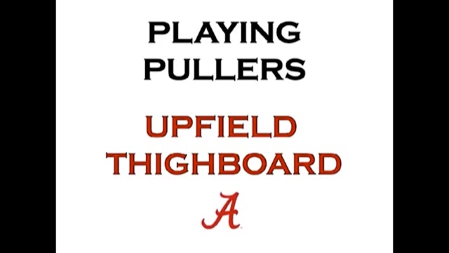 Alabama Outside Linebacker - Upfield Thigh Board