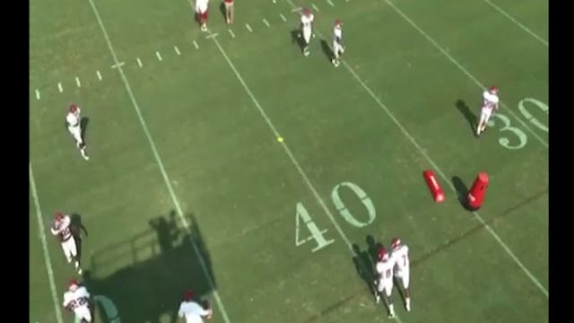 Alabama WR Throw By