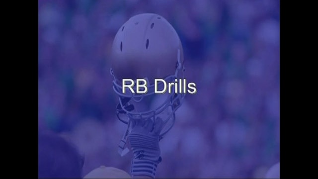 Notre Dame Running Back Drills