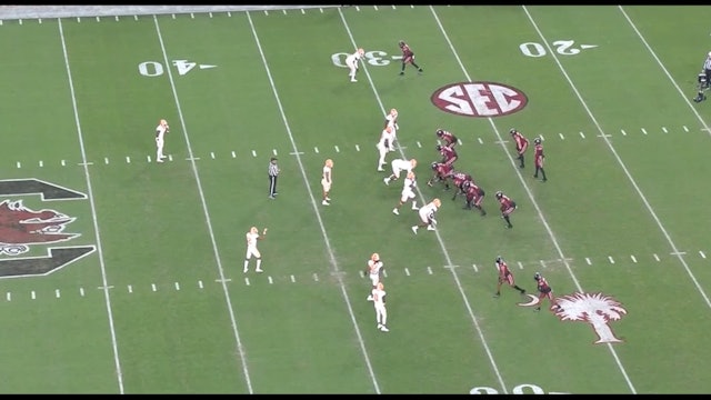 South Carolina Passing Game vs Tennessee 2022