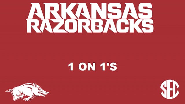 Arkansas WR 1 on 1s