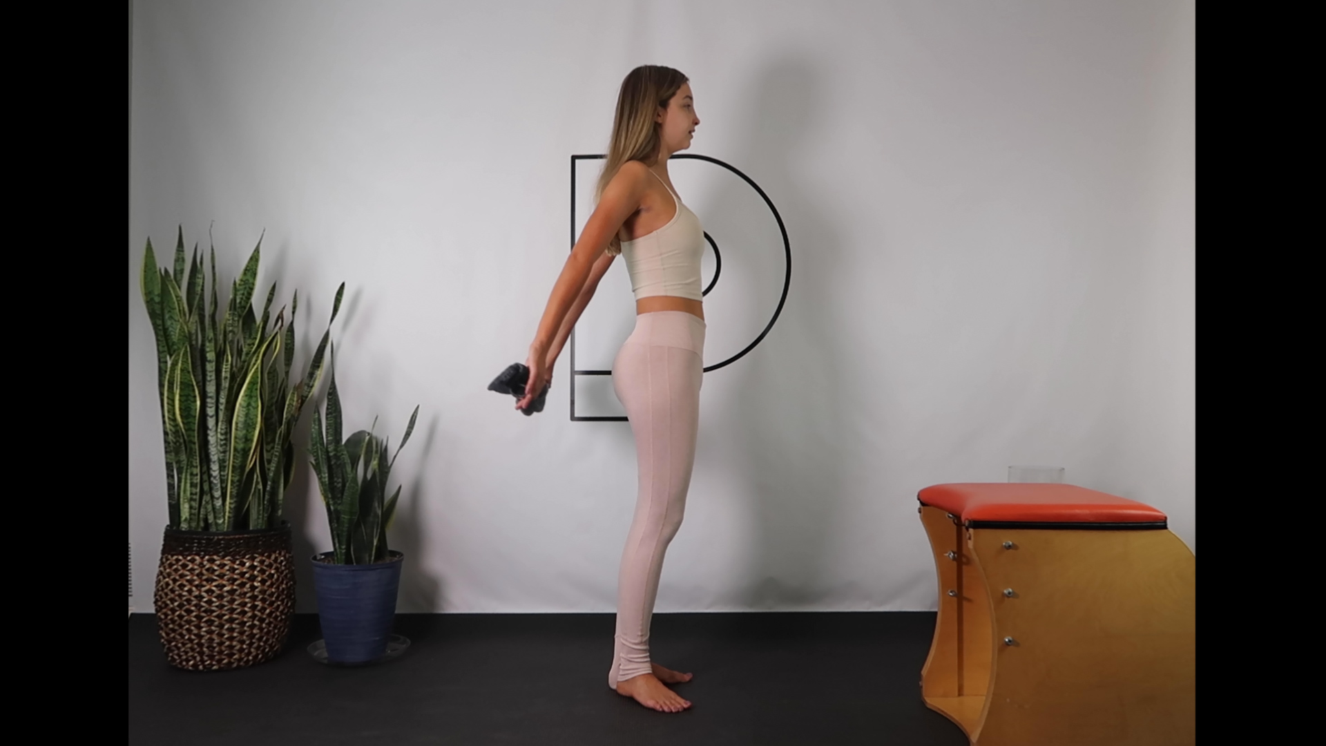 Posture Reset: Arms + Lower Body (33 min) *1-2 lb weights, towel, and chair