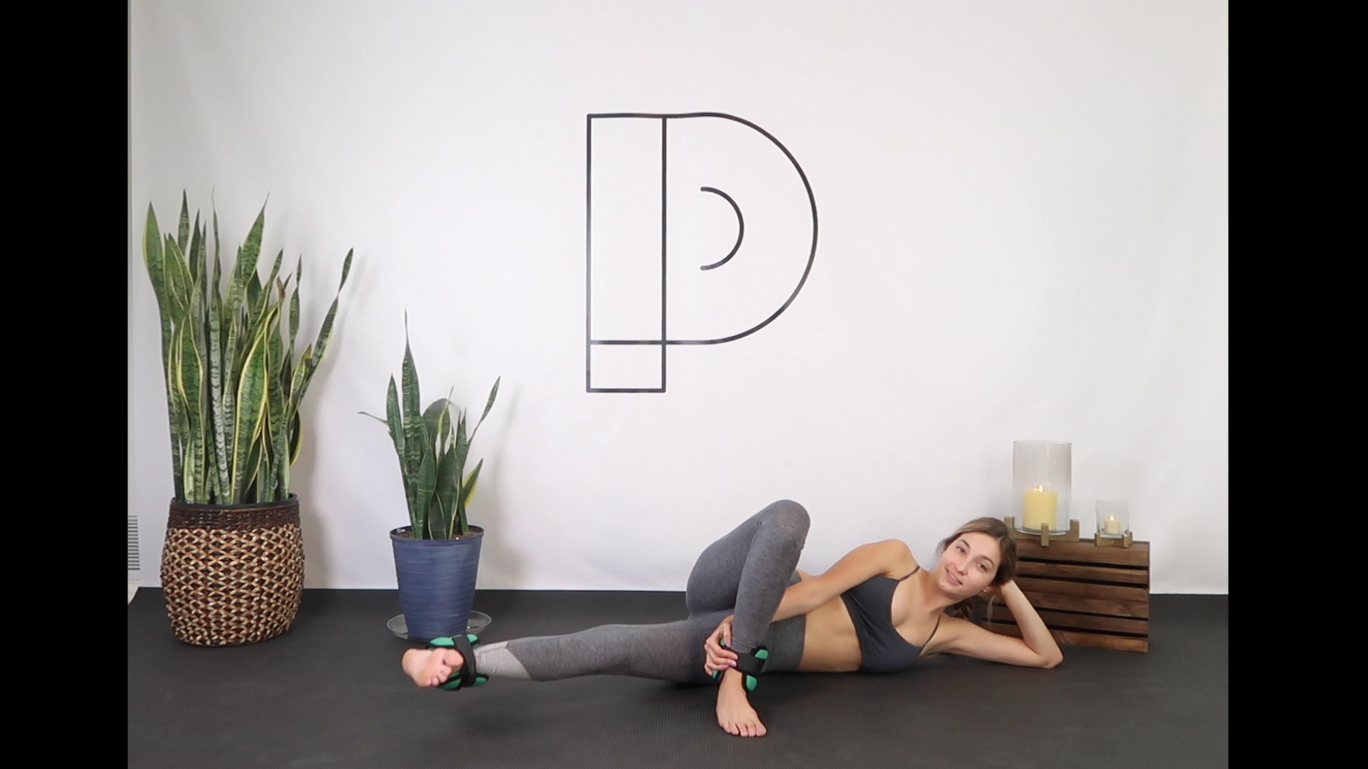 Pilates Booty Level 1-2  *ankle weights optional (30 min)