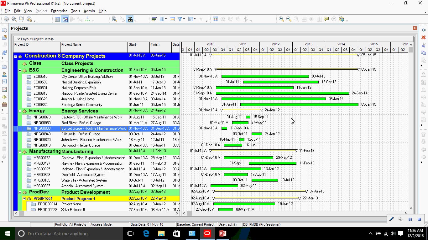 Lesson 08: Project Gantt Chart