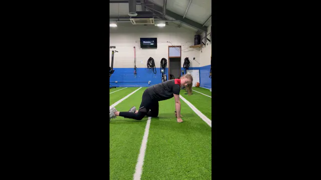 Shoulder taps on Knees