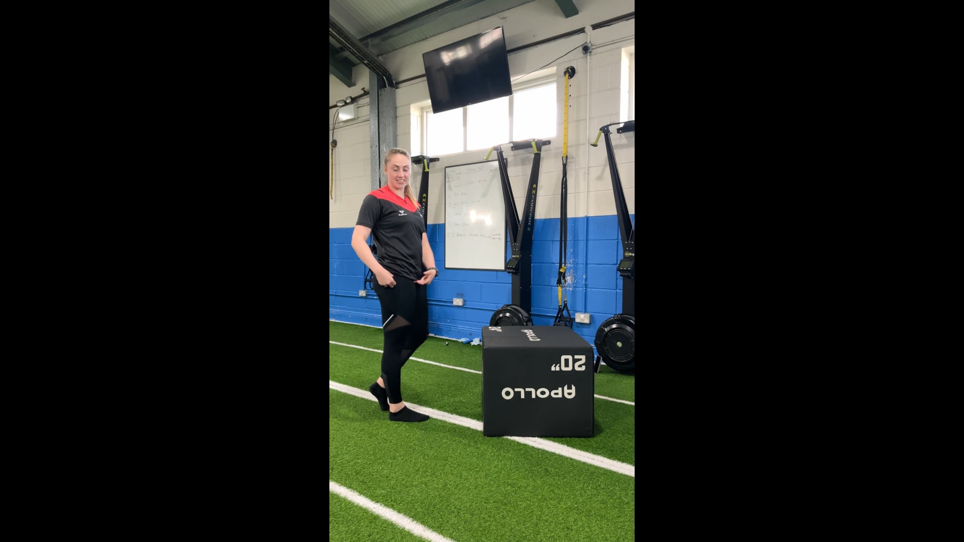 Single Leg Box Jump with Single Landing