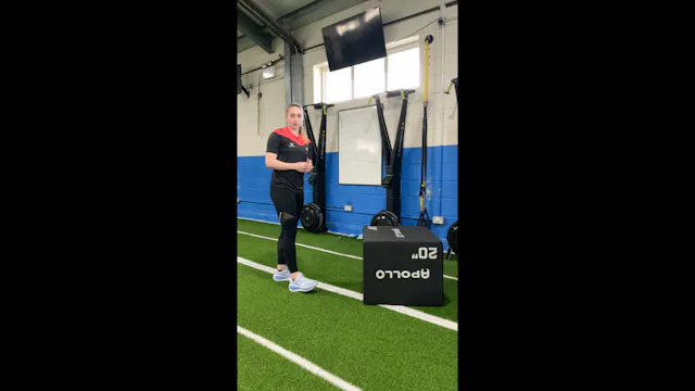 Single Leg Box Jump - Double Leg Landing