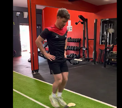 Line Hop Forward Backward 2 leg 
