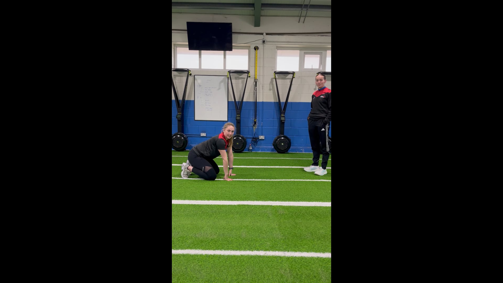 Partner Game - Bear Crawl Ankle Taps