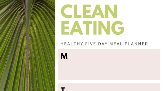 The Core Collection Clean Eating Planner