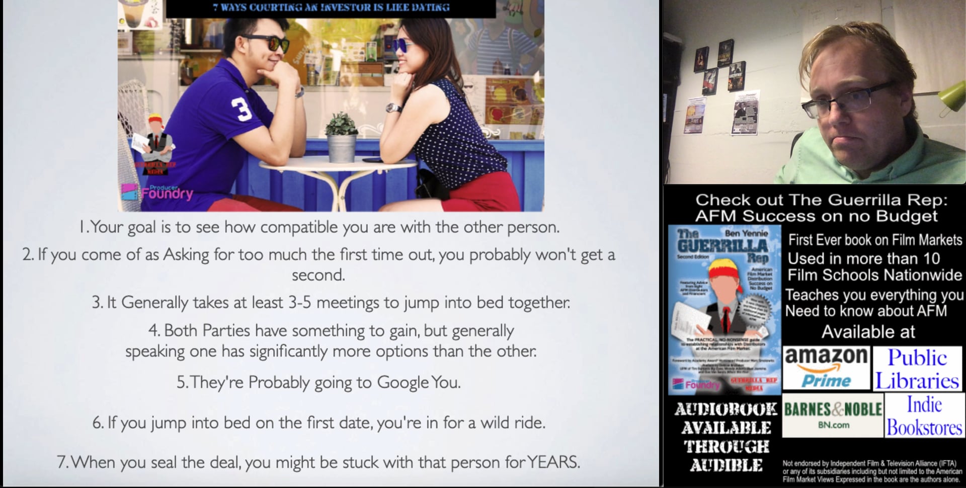 FFF Part 7 - Closing investors