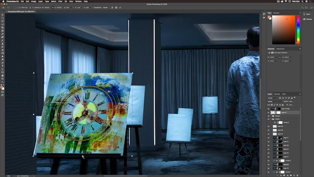 Photoshop-Clock Composite & Assignment