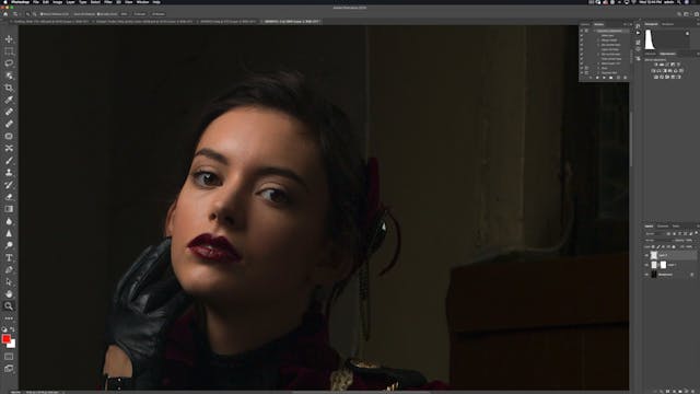 Portraiture - SGT Pepper Girl in Studio - Raw Processing & Cleanup
