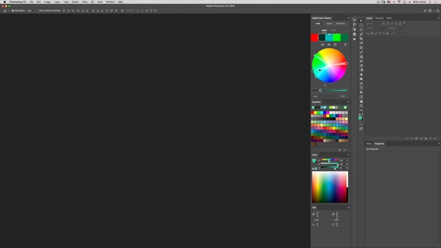 Opening a Color Workspace
