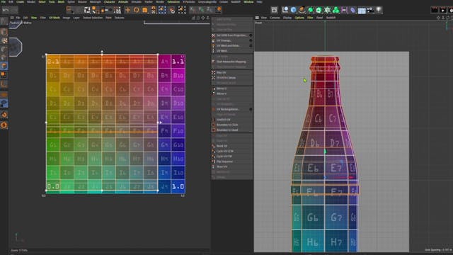 UV Unwrapping The Bottle