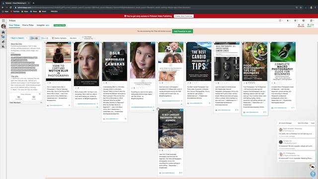Pinterest Overview-Joining a Tribe