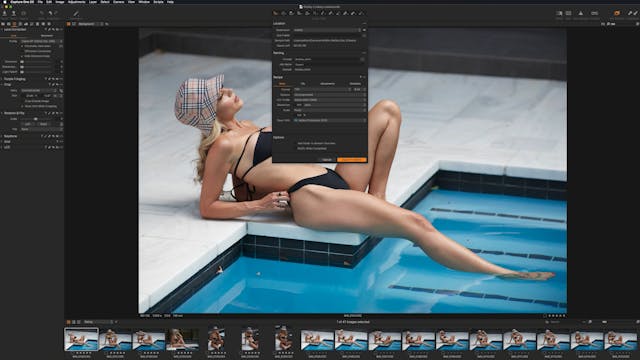 Shelby by the Pool -  The Culling, Selection, and Retouching Plan