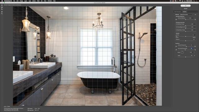 Master Bath-Photoshop Compositing