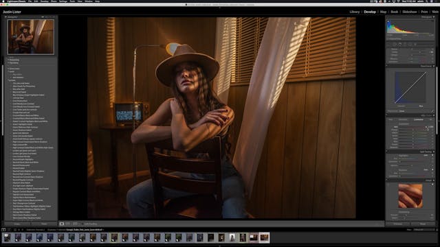 Portraiture - Cowgirl Motel in Studio - Raw Processing & Cleanup