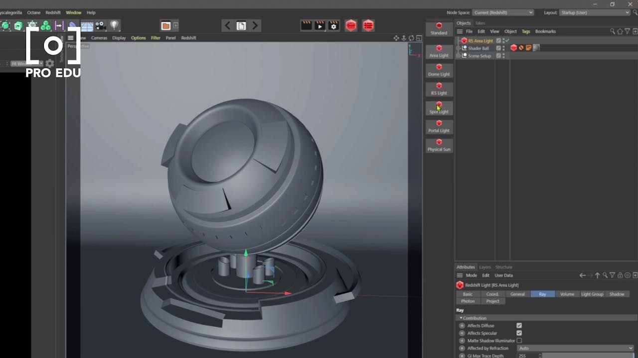 Intro to Redshift Render Engine in Cinema 4D