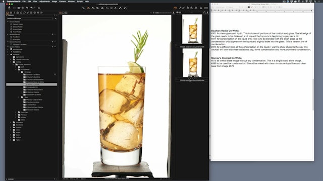 Cocktail with Garnish- Full Edit