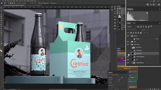 Rebuilding A Beauty Render In Photoshop Using Redshift AOV's