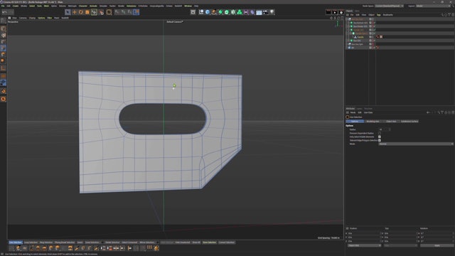 Creating Holding Edges For Subdivision Surface Using Loop Cut and Bevel