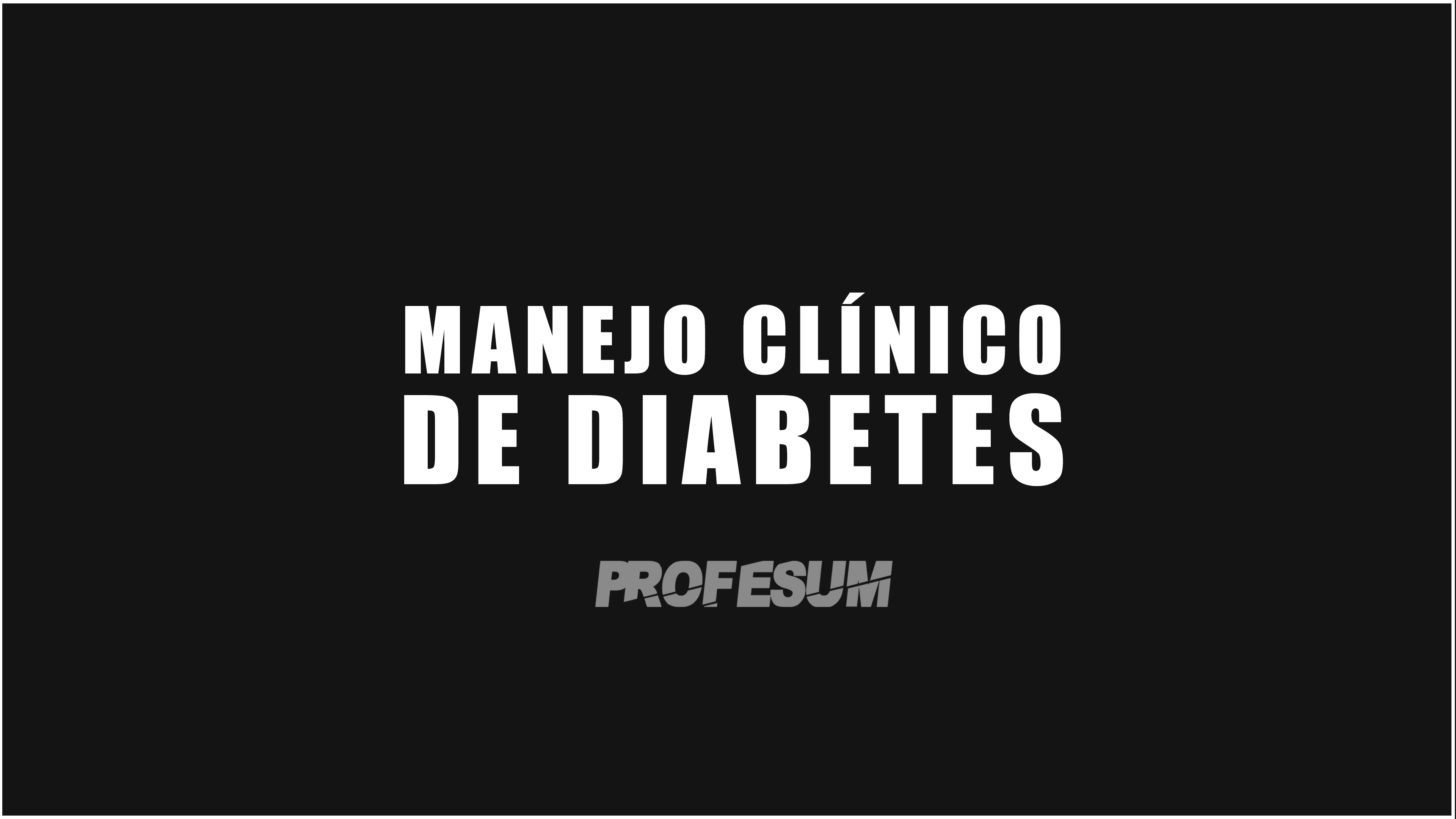 Manejo Clínico de Diabetes