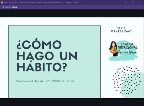 ¿Cómo crear un hábito?