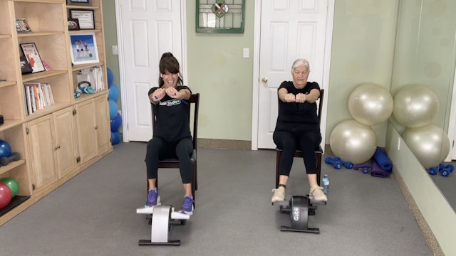 30-Min Upper Body Bands + Abs with Rosalie : 2/27/2022