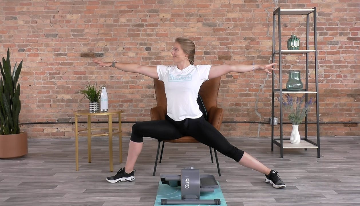 30-Min Energy Boost Yoga with Lindsey - Stretch + Stride - Cubii Studio+