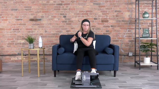 20-Min Cubii Cardio Boxing with Anne
