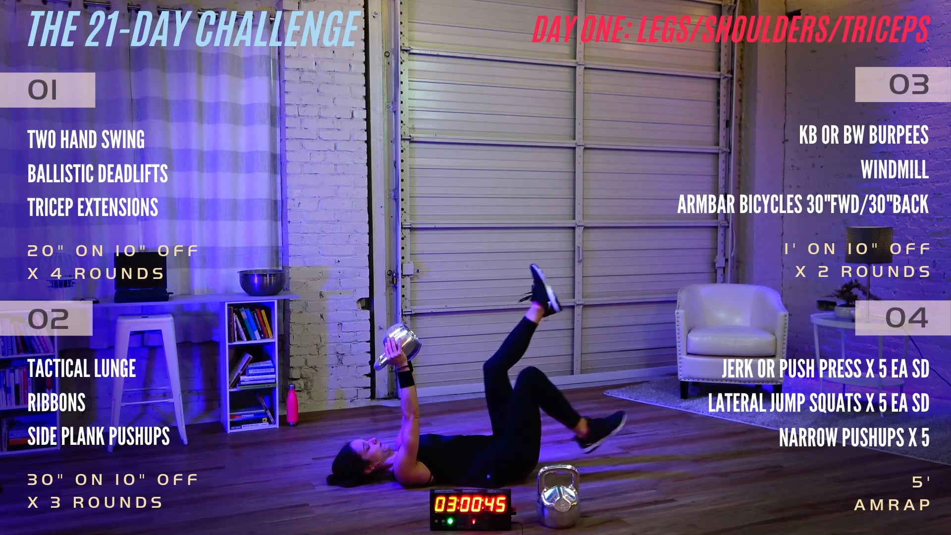 Day 1 - Legs, Shoulders, Triceps