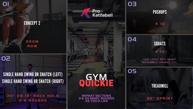 Gym Quickie Workout