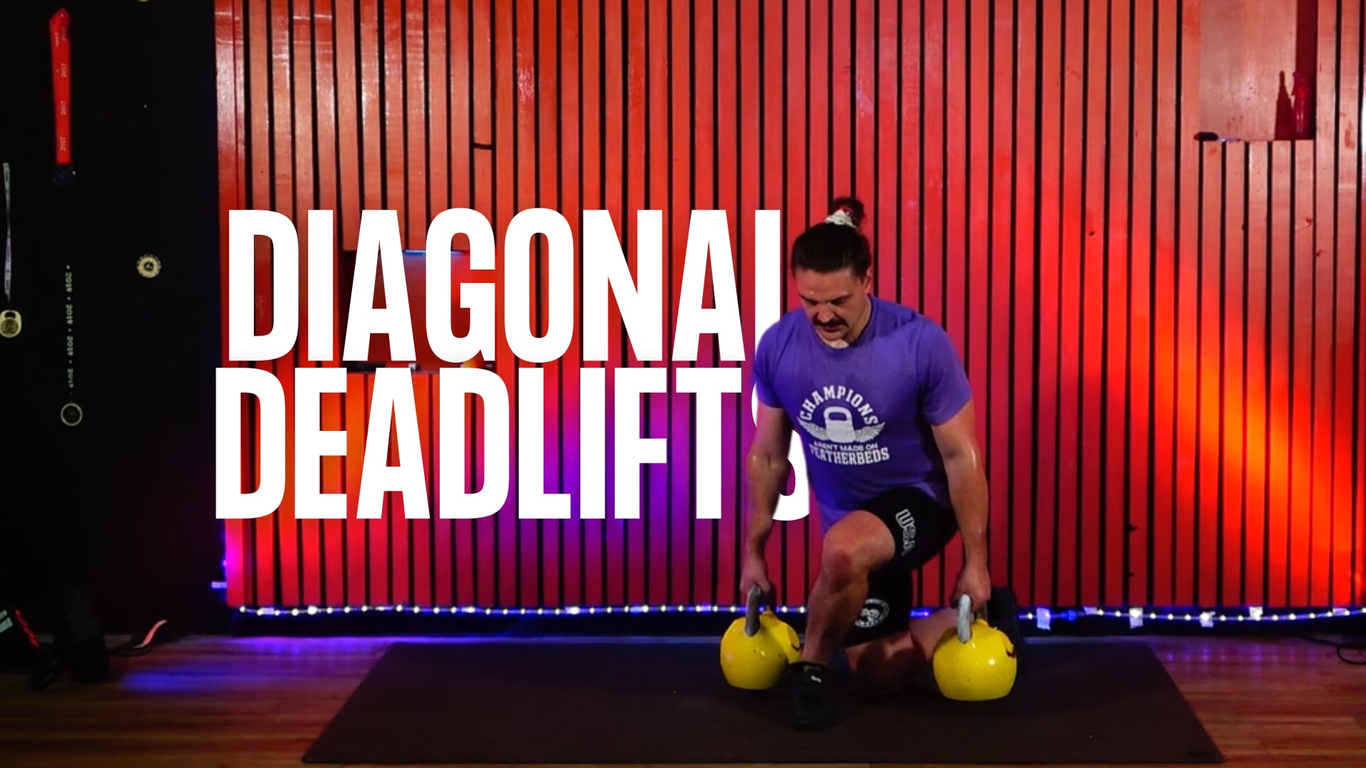 Diagonal Deadlifts