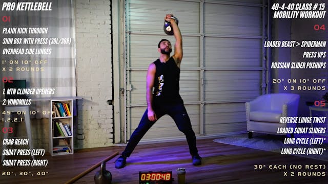 Week 4 - Mobility (40-4-40 #15)