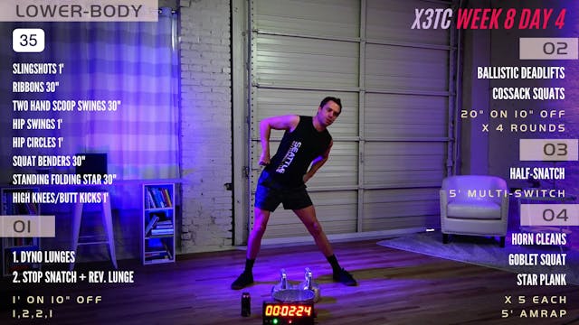 Week 8 Day 4 - Lower Body (Triple Thr...