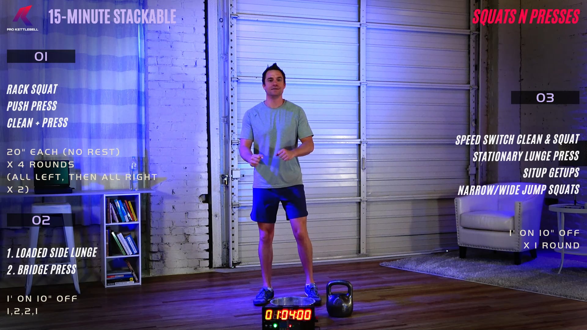 15-Min Squats N Presses (Stackable)