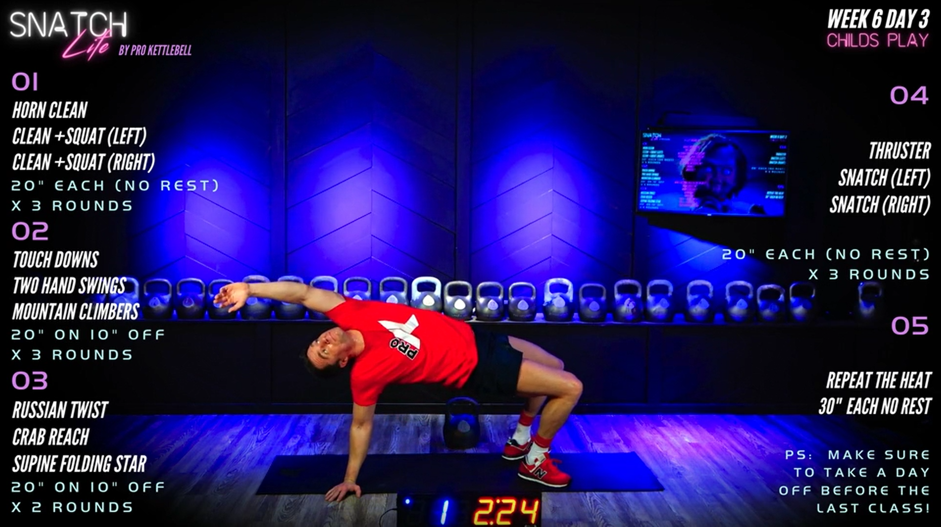 Week 6 Day 3 - Cardio (Snatch Life)