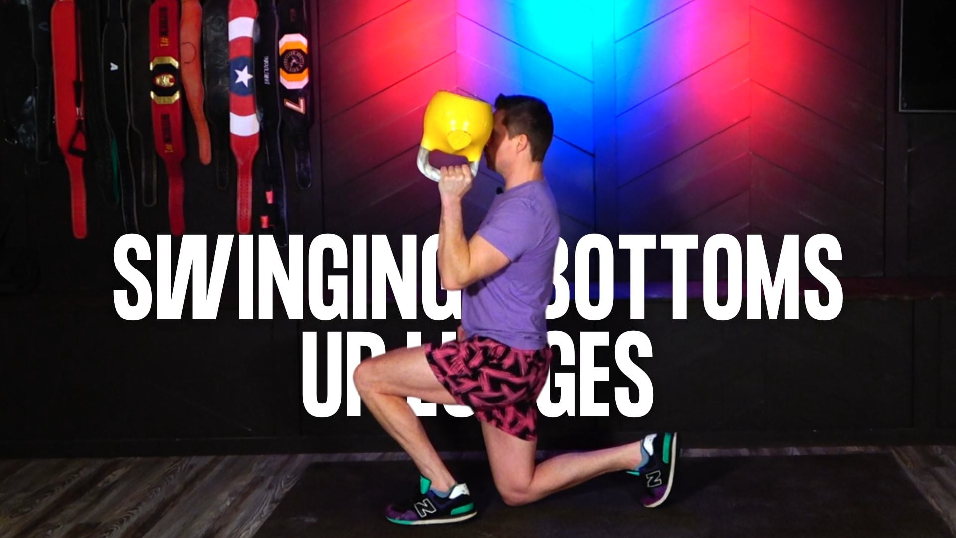 Swinging Bottoms Up Lunges