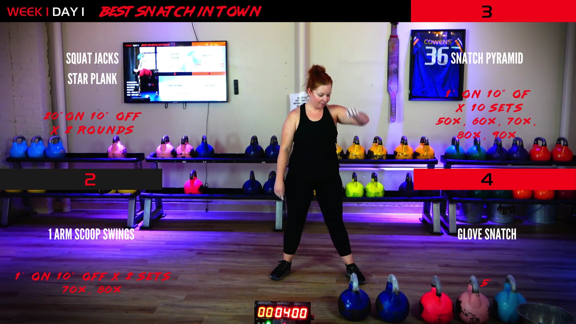 Week 1 Day 1 - Best Snatch in Town