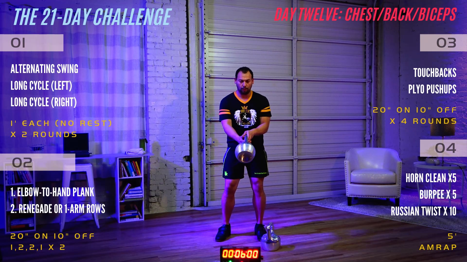 Day 12 - Chest, Back, Biceps