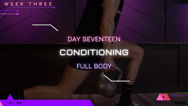 Day 17 - Conditioning (Full Body)