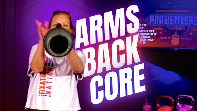 ABC Kettlebell Workout (Arms-Back-Core)