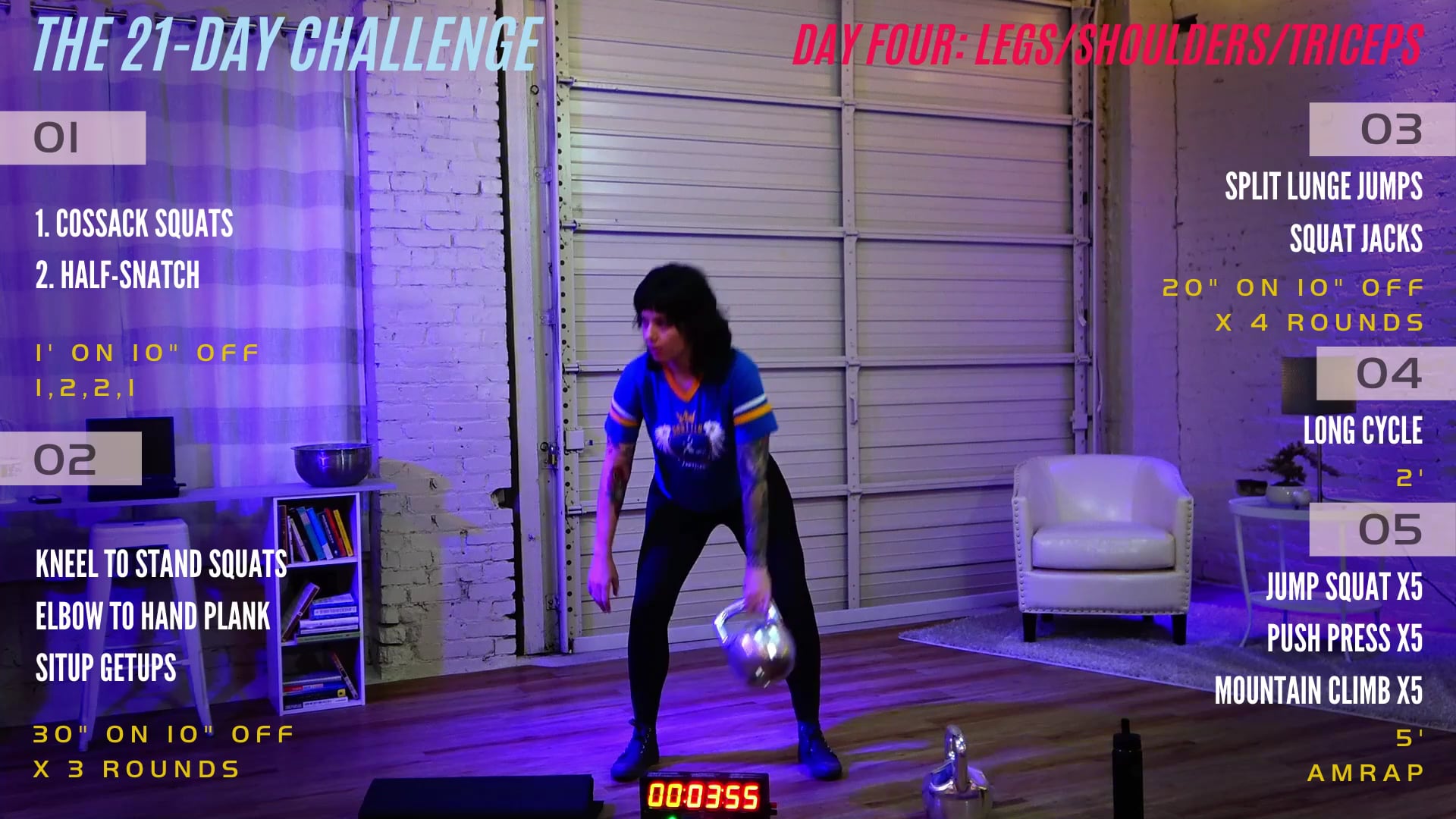 Day 4 - Legs, Shoulders, Triceps