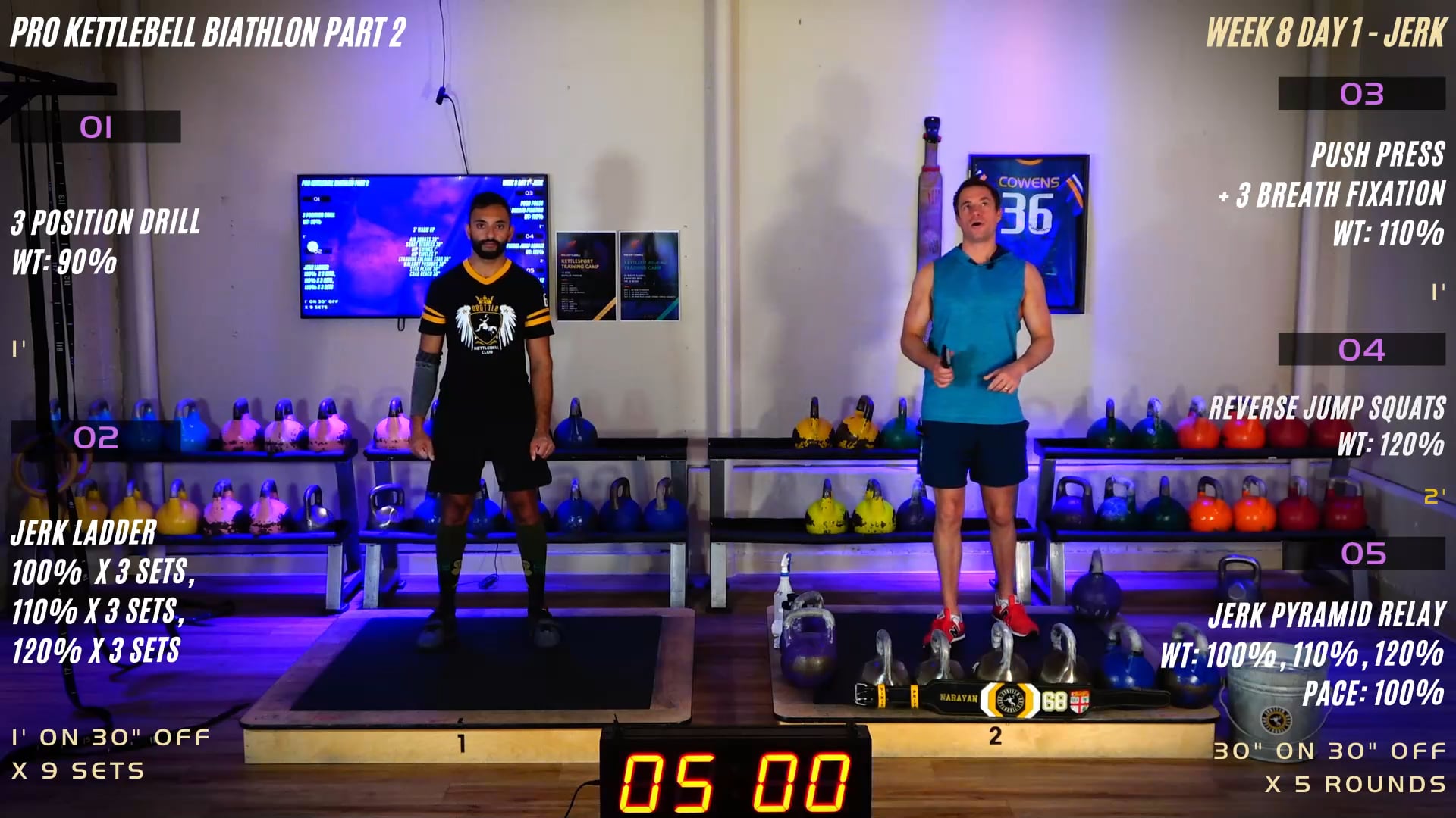 Week 8 Day 1 - Jerk (Biathlon)