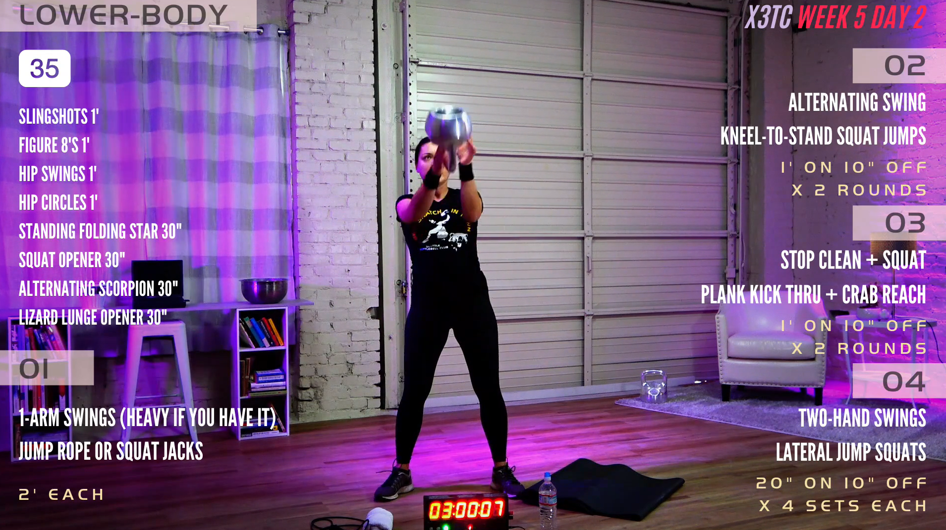 Week 5 Day 2 - Lower Body/Swing (Triple Threat)