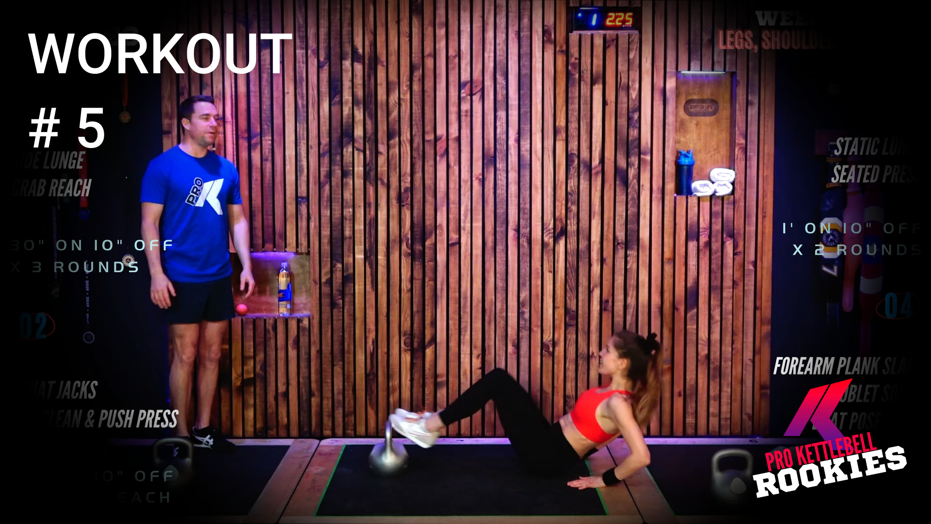 TRAINING CAMP: Week 1 Day 5 - Legs, Shoulders, Triceps (ROOKIES)